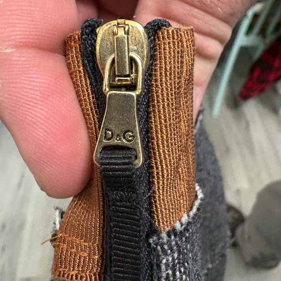 D&G Charcoal and Camel A-Line Skirt - Picture 13 of 13